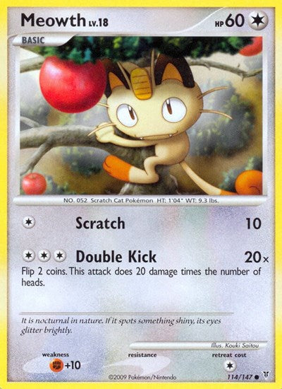 Meowth (Supreme Victors) Light Play