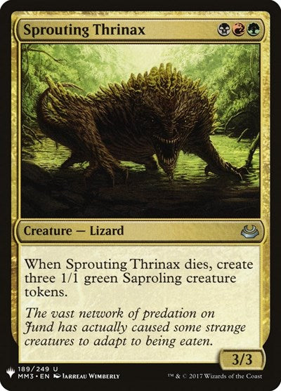 Sprouting Thrinax (Mystery Booster) Light Play