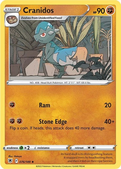 Cranidos (SWSH10: Astral Radiance) Light Play