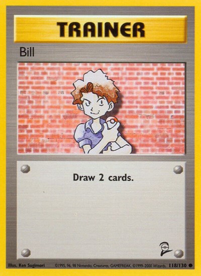 Bill (Base Set 2) Heavy Play