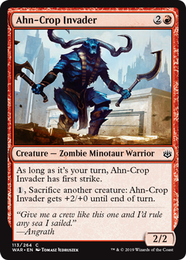 Ahn-Crop Invader (War of the Spark) Light Play