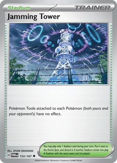 Jamming Tower (SV06: Twilight Masquerade) Light Play Reverse Holofoil