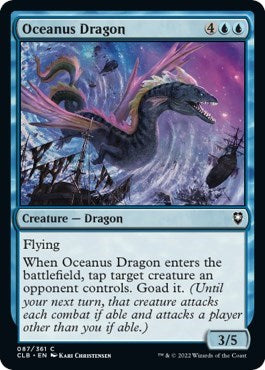 Oceanus Dragon (Commander Legends: Battle for Baldur's Gate) Light Play Foil