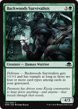 Backwoods Survivalists (Eldritch Moon) Light Play