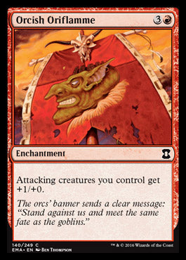 Orcish Oriflamme (Eternal Masters) Medium Play