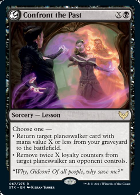 Confront the Past (Strixhaven) Light Play Foil
