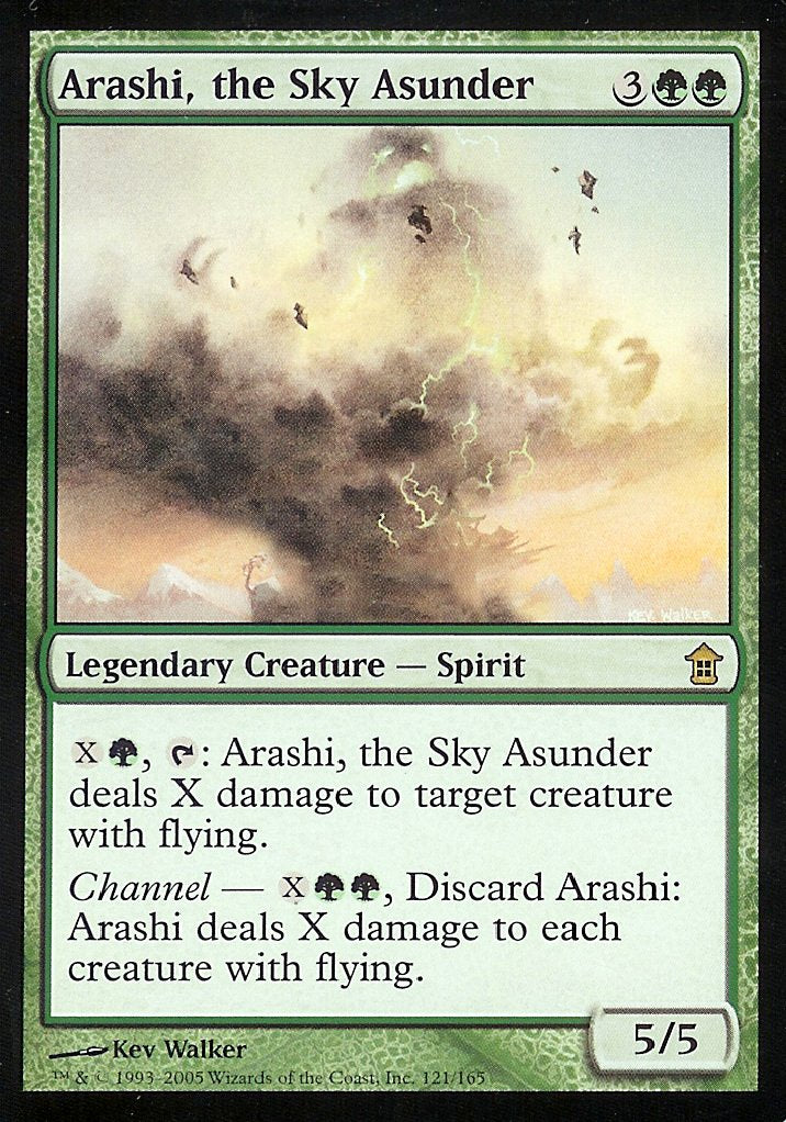 Arashi, the Sky Asunder (Saviors of Kamigawa) Light Play