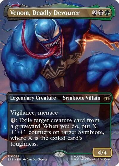 Venom, Deadly Devourer (Borderless) (Marvel's Spider-Man: Eternal-Legal) Light Play