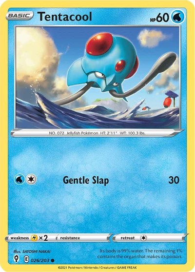 Tentacool (SWSH07: Evolving Skies) Light Play