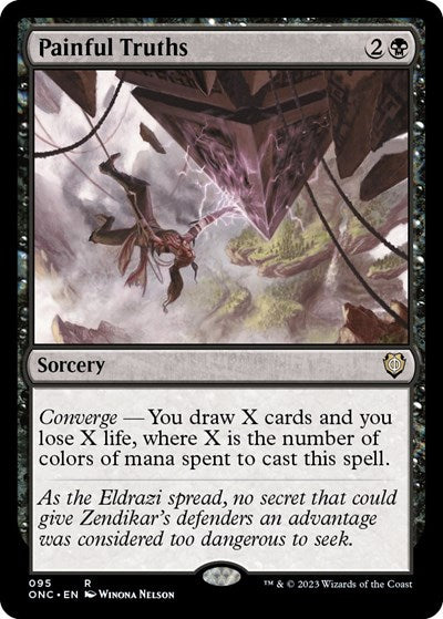 Painful Truths (Commander: Phyrexia: All Will Be One) Light Play