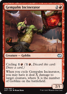 Gempalm Incinerator (Duel Decks: Merfolk vs Goblins) Light Play