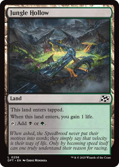 Jungle Hollow (Aetherdrift) Light Play Foil