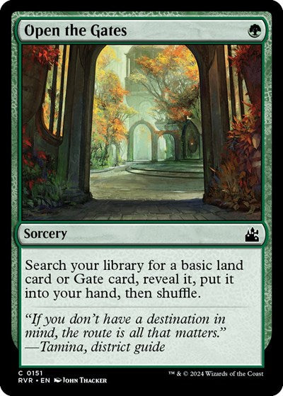 Open the Gates (Ravnica Remastered) Light Play