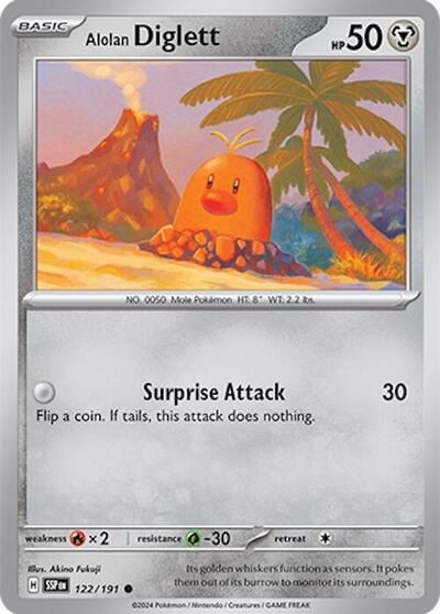 Alolan Diglett (SV08: Surging Sparks) Light Play