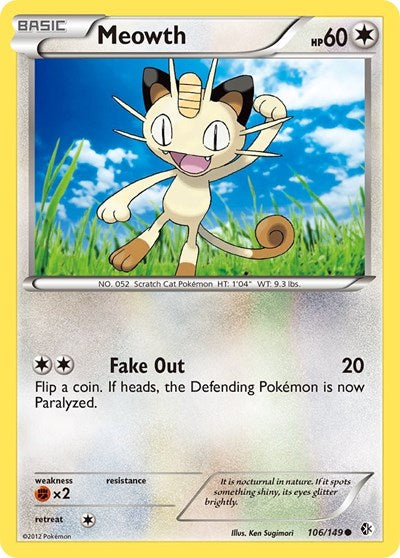Meowth (Boundaries Crossed) Medium Play