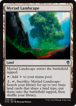 Myriad Landscape (Commander 2016 Edition) Light Play