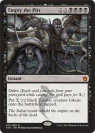 Empty the Pits (Khans of Tarkir) Light Play