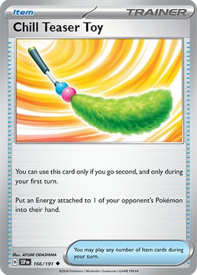 Chill Teaser Toy (SV08: Surging Sparks) Light Play Reverse Holofoil
