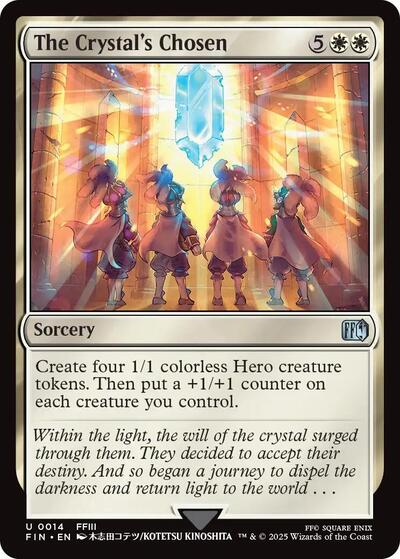 The Crystal's Chosen (Universes Beyond: FINAL FANTASY) Light Play Foil