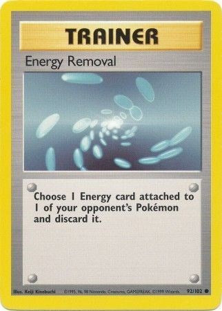 Energy Removal (Base Set) Damaged / Poor