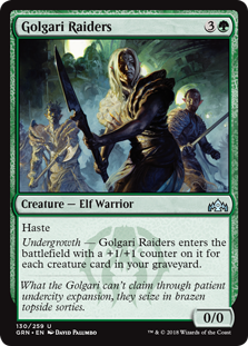 Golgari Raiders (Guilds of Ravnica) Light Play