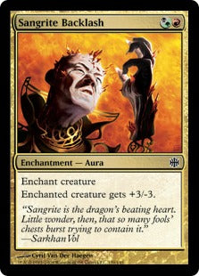 Sangrite Backlash (Alara Reborn) Light Play