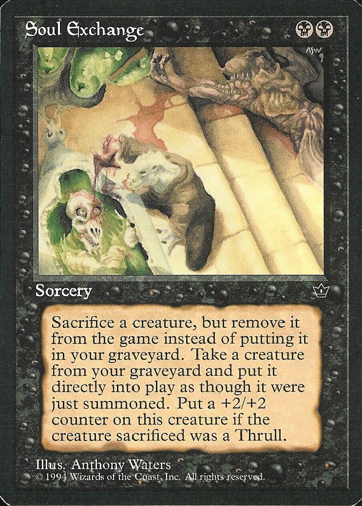 Soul Exchange (Fallen Empires) Medium Play