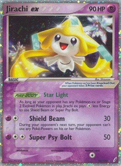 Jirachi ex (Crystal Guardians) Damaged / Poor Holofoil