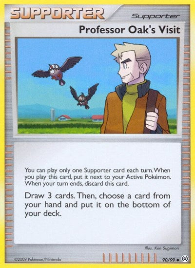 Professor Oak's Visit (Arceus) Heavy Play