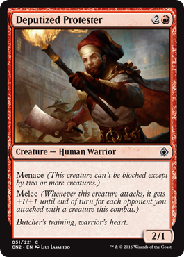 Deputized Protester (Conspiracy: Take the Crown) Light Play