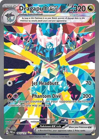 Dragapult ex - 165 (SV: Prismatic Evolutions) Light Play