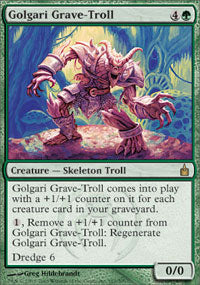 Golgari Grave-Troll (Ravnica) Light Play