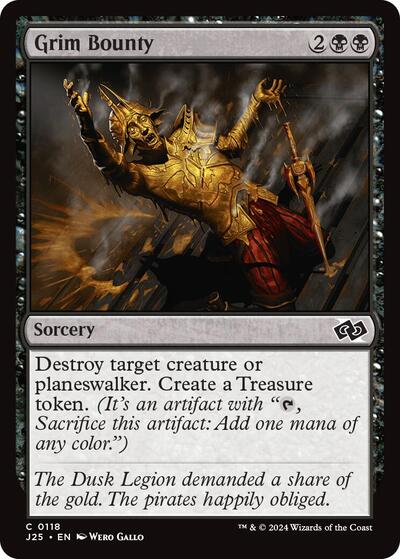 Grim Bounty (Foundations Jumpstart) Light Play