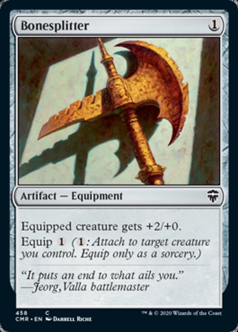 Bonesplitter (Commander 2020 Commander Legends) Light Play
