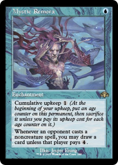 Mystic Remora (Retro Frame) (Dominaria Remastered) Light Play