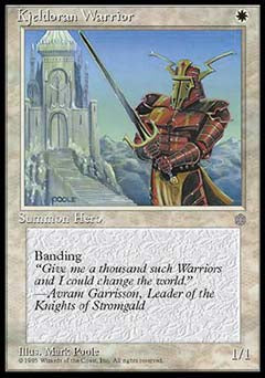 Kjeldoran Warrior (Ice Age) Light Play