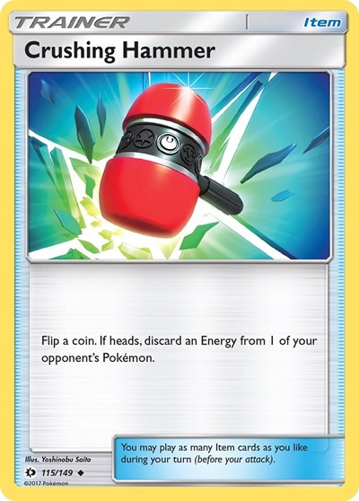 Crushing Hammer (SM Base Set) Medium Play