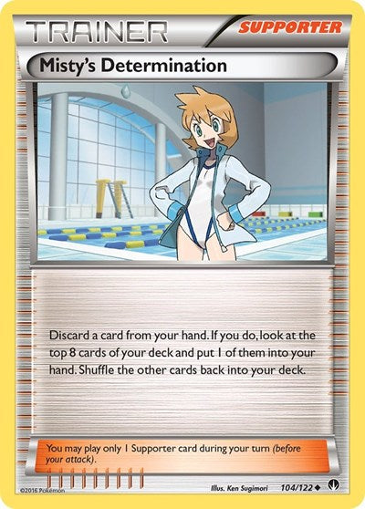 Misty's Determination (XY - BREAKpoint) Medium Play