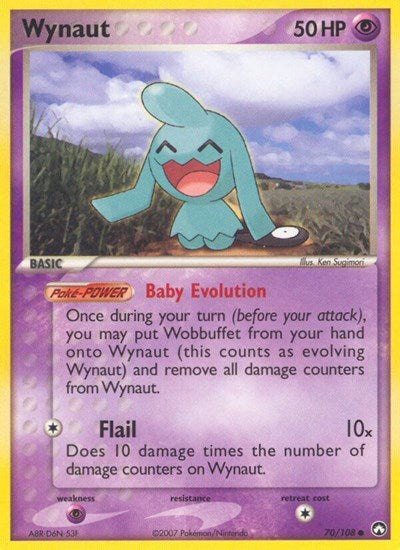 Wynaut (Power Keepers) Damaged / Poor Reverse Holofoil