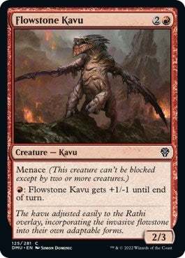 Flowstone Kavu (Dominaria United) Light Play
