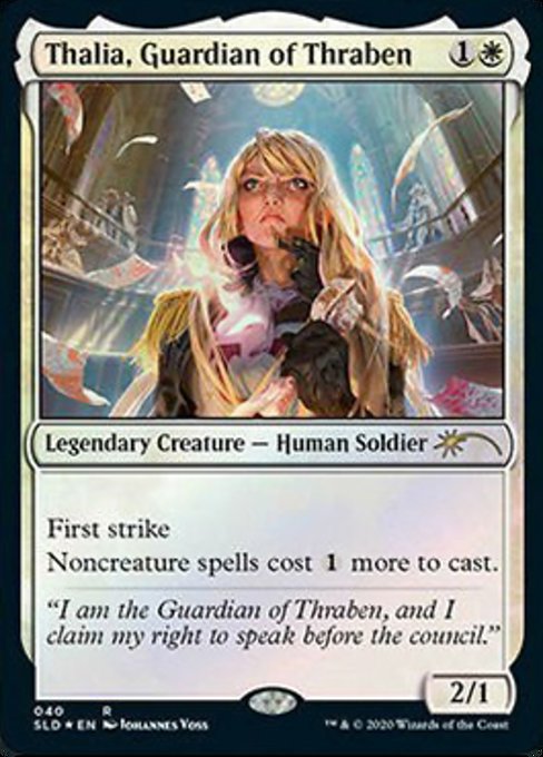 Thalia Guardian of Thraben #40 (Secret Lair) Light Play Foil