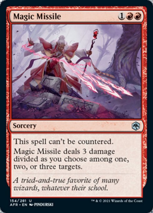 Magic Missile (Adventures in the Forgotten Realms) Light Play