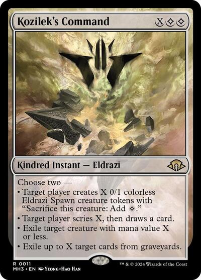 Kozilek's Command (Modern Horizons 3) Light Play