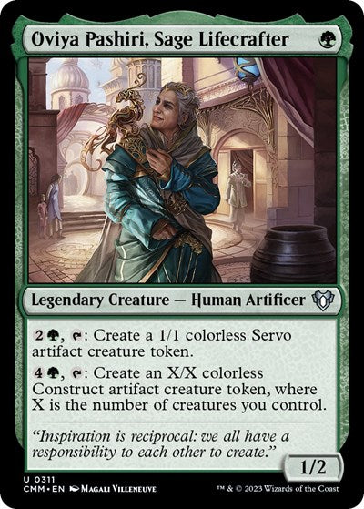 Oviya Pashiri, Sage Lifecrafter (Commander Masters) Light Play