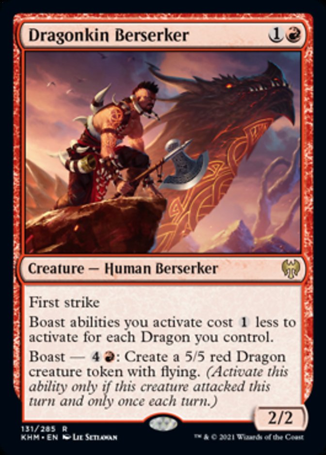 Dragonkin Berserker (Kaldheim) Light Play