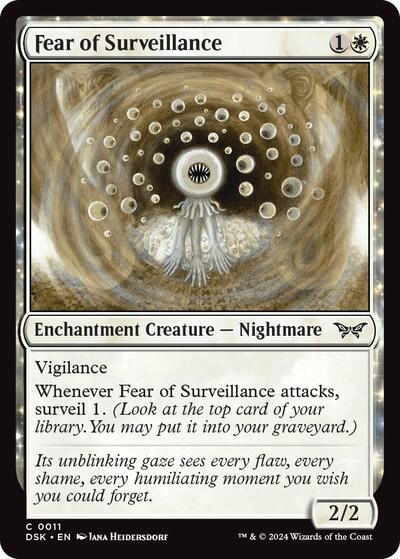Fear of Surveillance (Duskmourn: House of Horror) Light Play