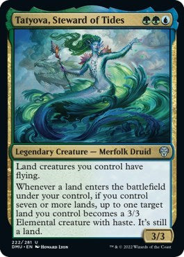 Tatyova, Steward of Tides (Dominaria United) Light Play Foil