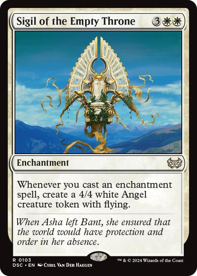 Sigil of the Empty Throne (Commander: Duskmourn: House of Horror) Light Play