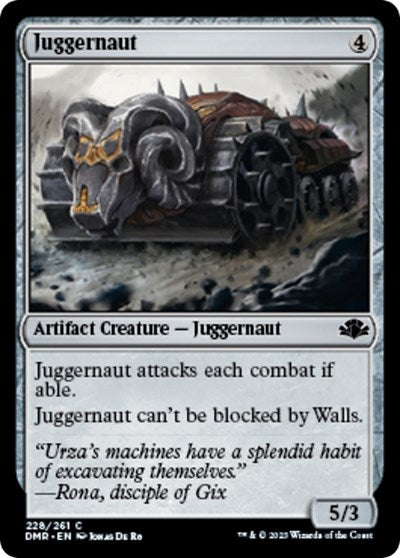 Juggernaut (Dominaria Remastered) Light Play