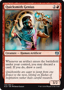 Quicksmith Genius (Kaladesh) Light Play Foil